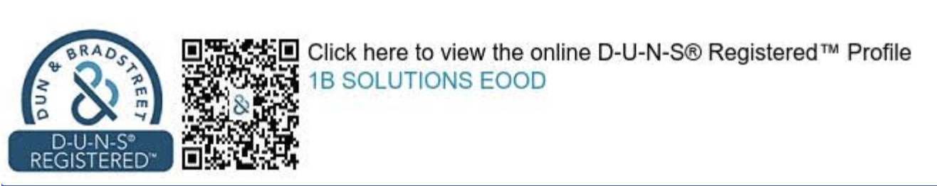 D-U-N-S Registered Profile for 1B Solutions EOOD